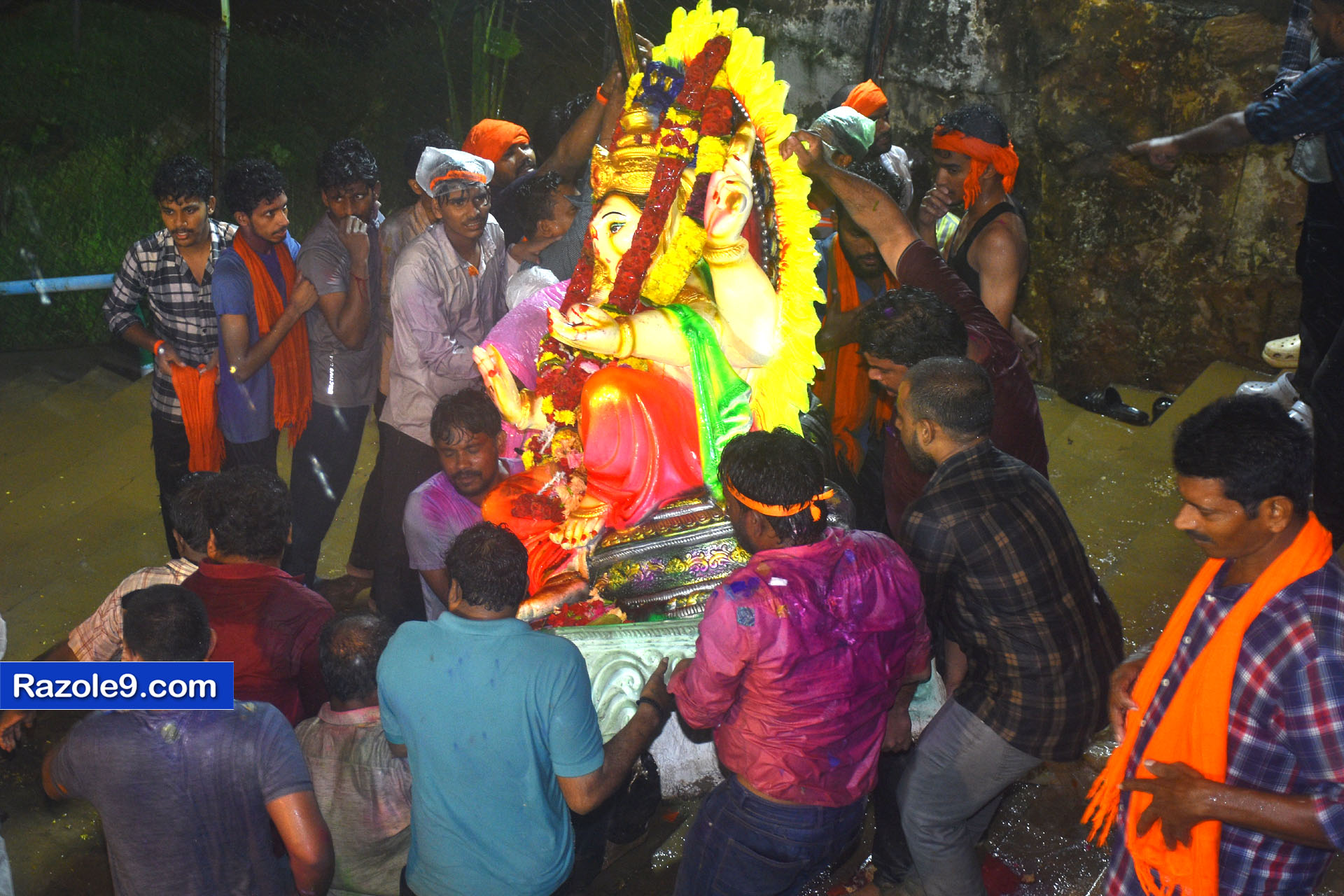 Razole Taluka Ganesh Nimajjanam